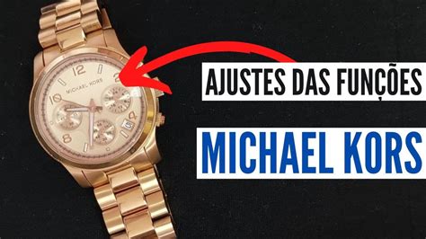 como ajustar correa reloj michael kors
